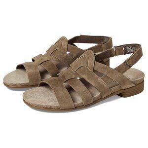 Munro Corine Brown Suede Gladiator Sandals Size 6.5 Comfort Cushion Ortho Shoe